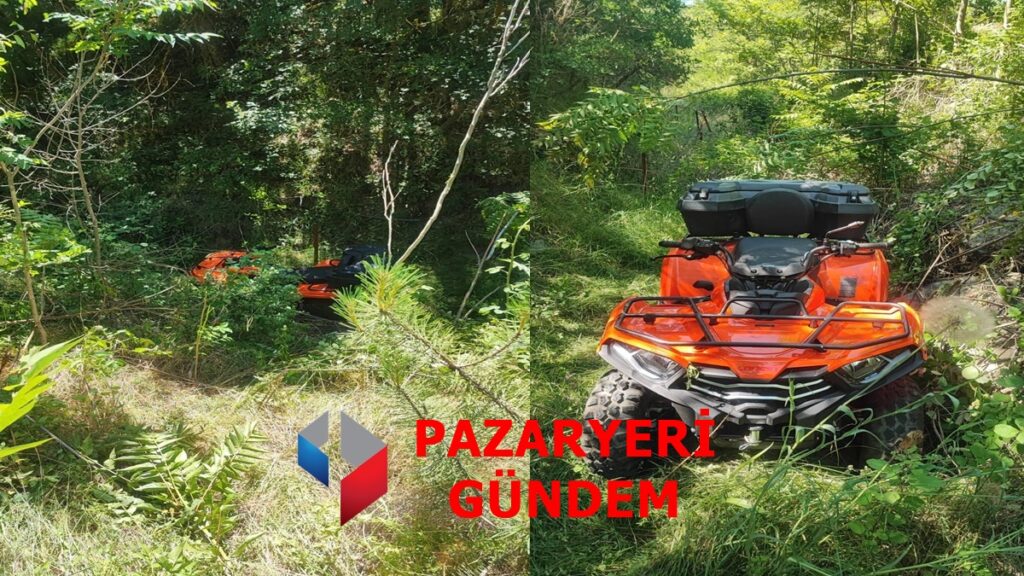 Pazaryeri’nde ATV dere yatağına devrildi: 3 yaralı