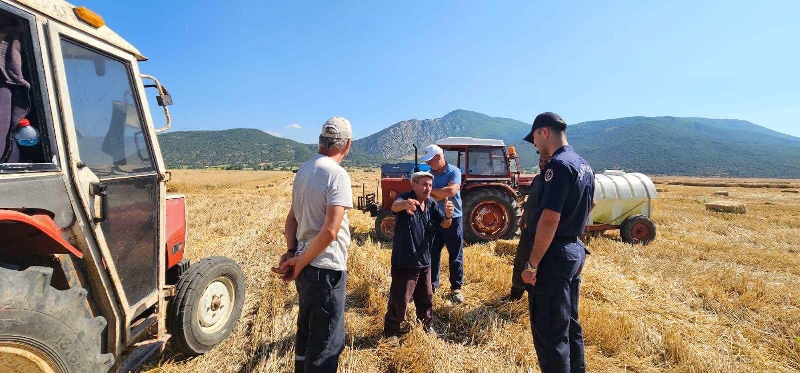 BİÇERDÖVER OPERATÖRLERİNE YANGIN EĞİTİMİ