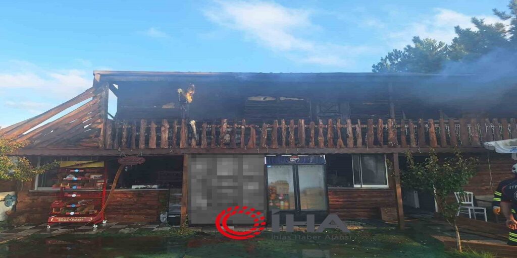 Bilecik’te mesire alanında bulunan restoranın mutfağında yangın çıktı