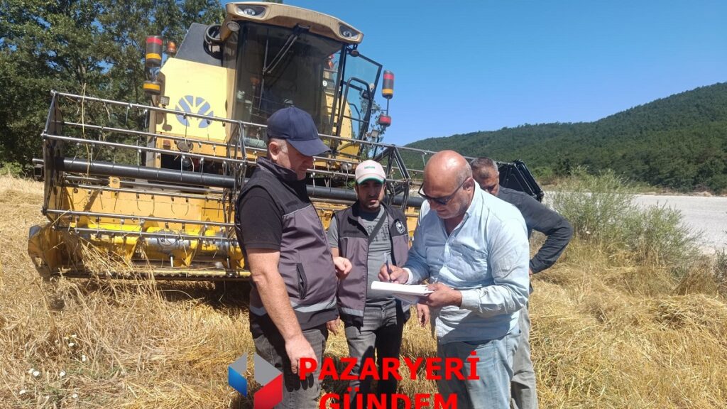 Biçerdöverler Sıkı Denetimde! Pazaryeri’nde Yangın Riskine Karşı Taviz Yok