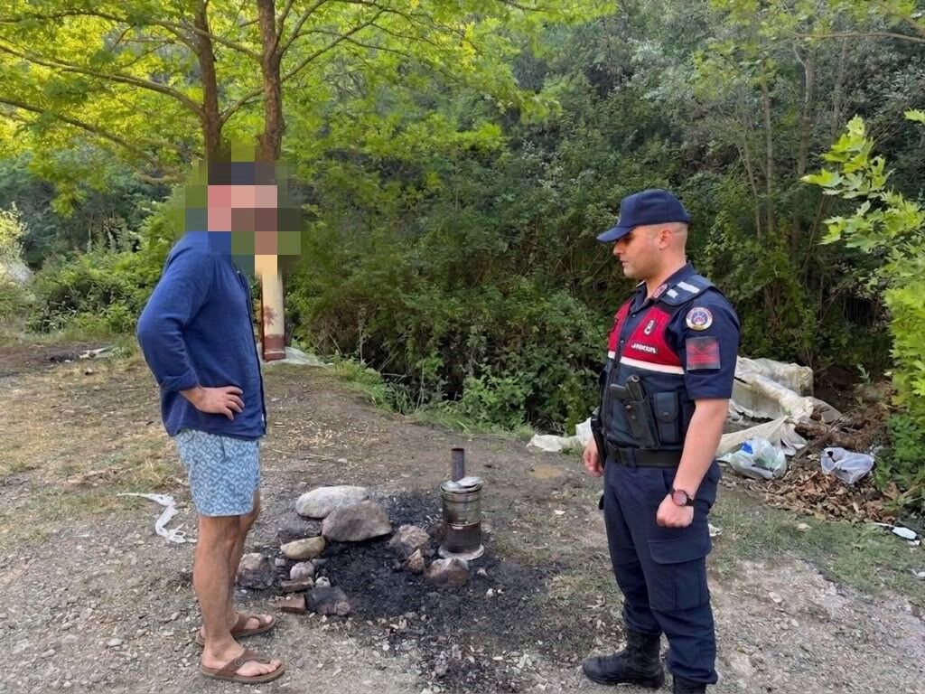 ORMANLIK ALANDA MANGAL YAKAN ŞAHSA 3 BİN 705 LİRA CEZA